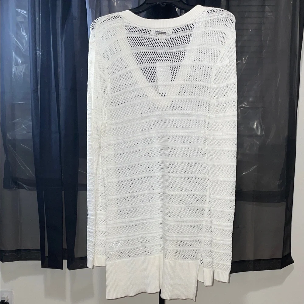 Michael Kors Cream V-Neck Sweater